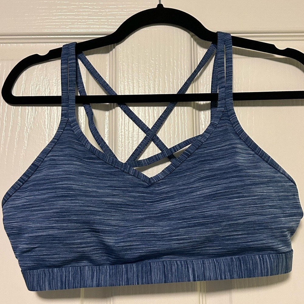 Zyia Blue Strappy Sports Bra
